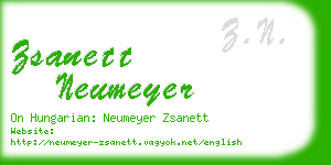 zsanett neumeyer business card